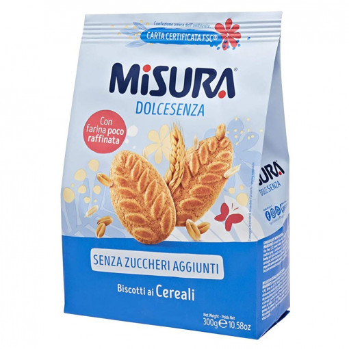 Biscuiti 4 cereale (fara zahar) 120g - MISURA