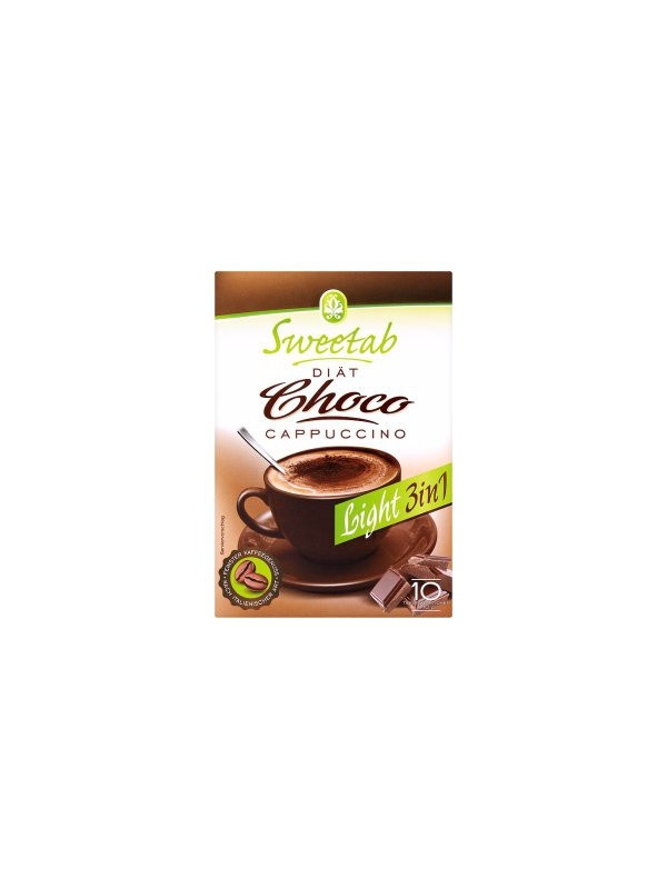 Cappuccino dietetic cu Ciocolata (fara zahar) 100g - Sweetab