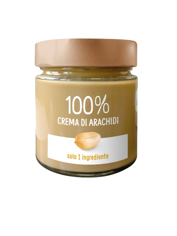 Crema pura de arahide coapte 100% ECO, fara zahar 175g