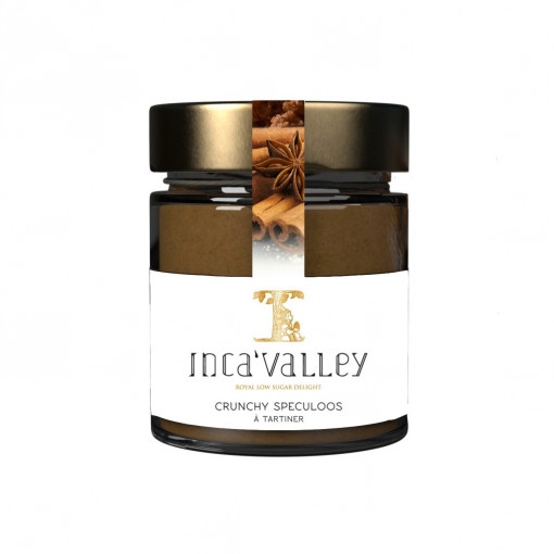 Crema tartinabila Crunchy Speculoos (fara zahar, low-carb, keto) 125g - Inca Valley