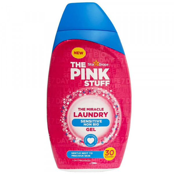 Detergent gel "miraculos" impotriva petelor pentru haine 30 spalari 900ml - THE PINK STUFF