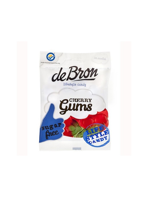 Jeleuri cu aroma de cirese (fara zahar, fara gluten) 90g - DeBron