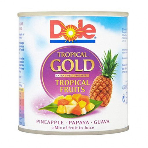 Mix Fructe Tropicale in suc (fara zahar) 432g - Dole