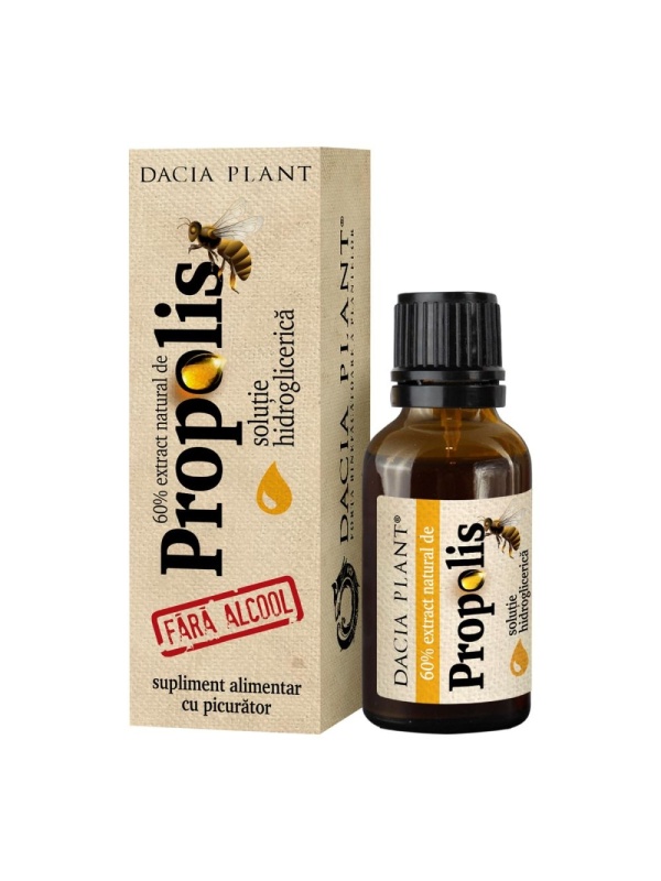 PROPOLIS FARA ALCOOL (cu picurator) 20ml DACIA PLANT