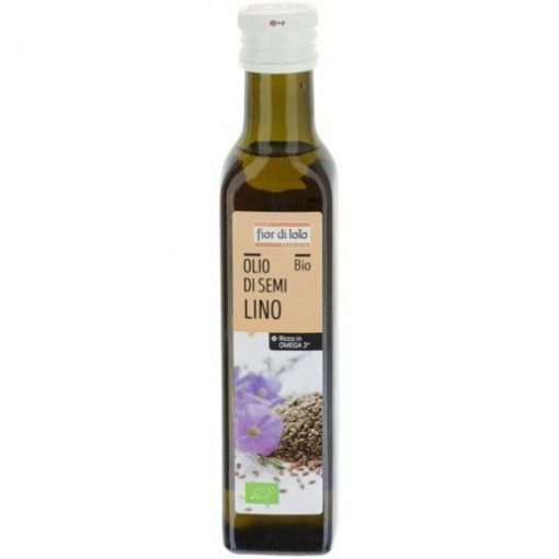 Ulei bio din seminte de in 250ml - Fior di Loto
