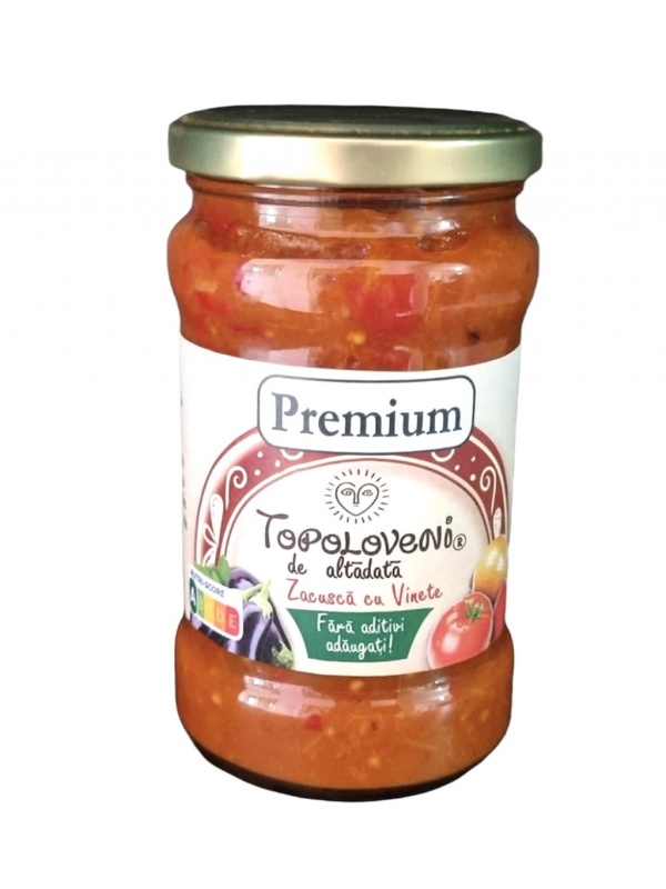 Zacusca de vinete (fara aditivi) 300g - Topoloveni