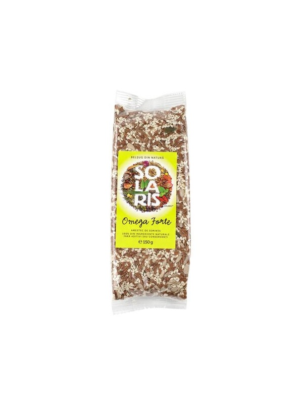 AMESTEC DE SEMINTE (floarea soarelui, in, susan, dovleac) OMEGA FORTE 150g SOLARIS