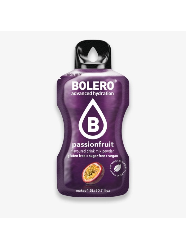 Bautura instant pudra cu Stevia FRUCTUL PASIUNII (fara zahar, fara gluten, vegan) 9g - Bolero
