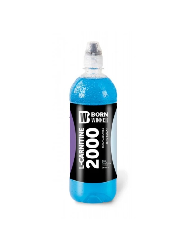 Bautura racoritoare cu L-carnitine 2000mg Blue Raspberry 700ml - Born Winner