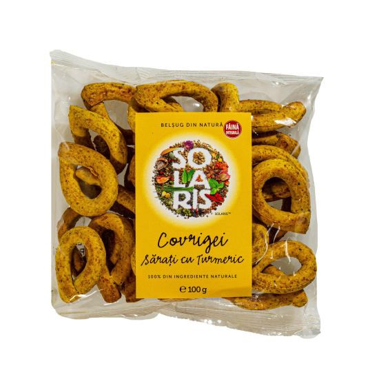 COVRIGEI SARATI CU TURMERIC (fara zahar) 100g SOLARIS
