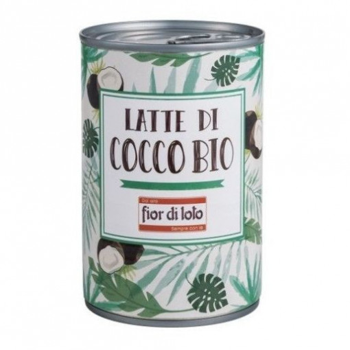 Crema vegetala din nuca de cocos (68% extract de cocos) 400ml- Fior di Loto