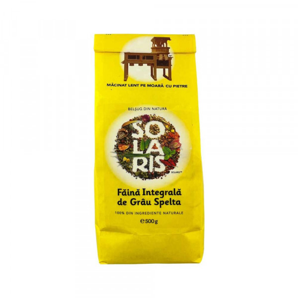 Faina integrala de Grau Spelta 500gr SOLARIS