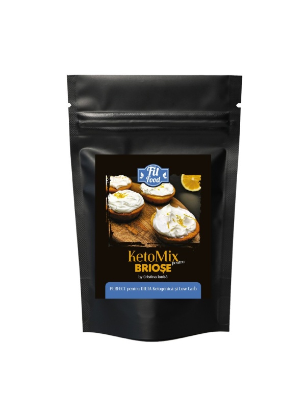 KetoMix Briose (fara zahar, low carb, keto) by Cristina Ionita 260g - Fit Food
