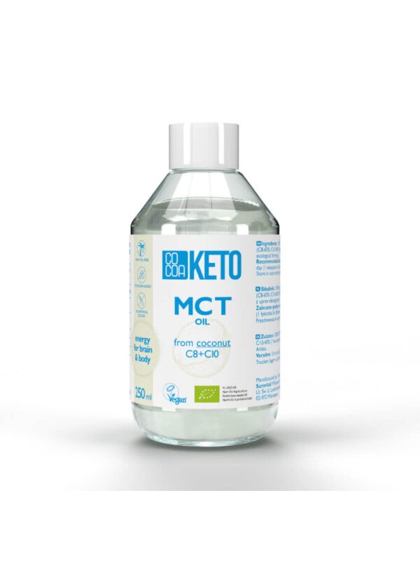 Ulei de cocos ECO MCT 250ml - COCOA KETO