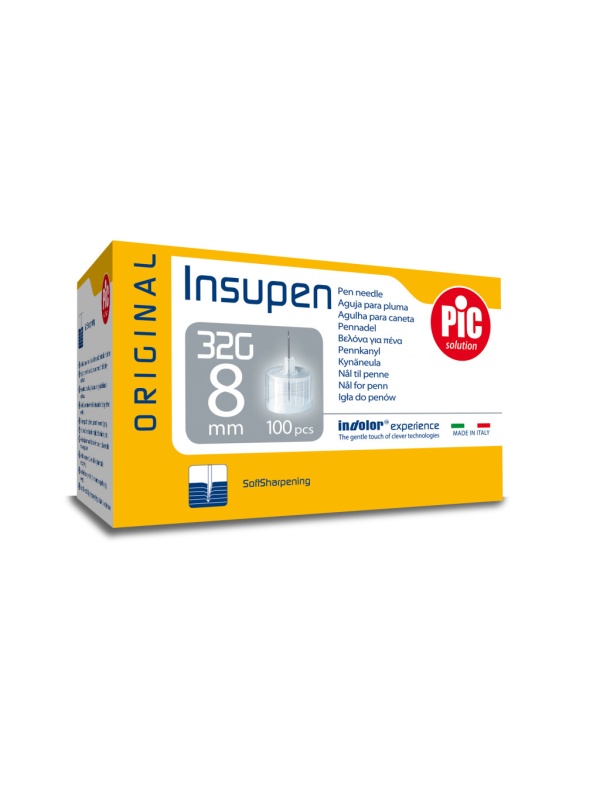 Ace sterile pentru pen-uri de insulina - INSUPEN 32G x 8 mm