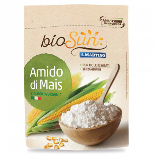 Amidon bio de porumb fara gluten, vegan 120g - bioSUN