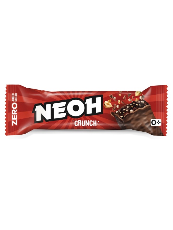 Baton Crocant cu alune de padure, invelit in ciocolata (fara zahar) 30g - NEOH