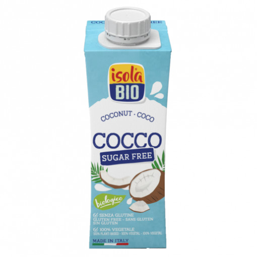 Bautura Bio de cocos, To Go fara gluten, fara zahar 250ml - Isola Bio