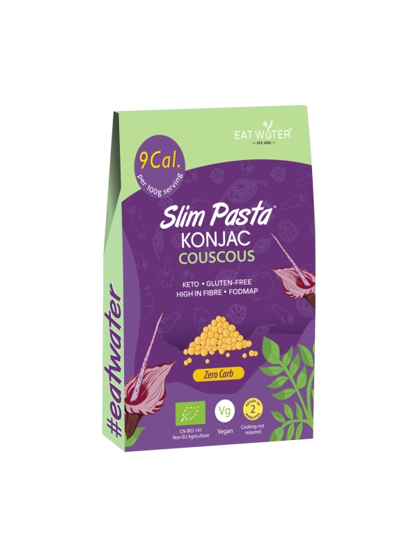 Cous Cous din faina de konjac BIO 270g (vegan, fara carbohidrati, fara gluten, keto) - Slim Pasta