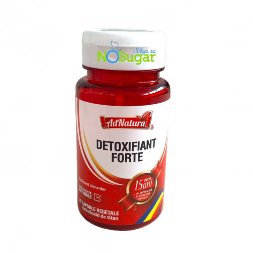 Detoxifiant Forte 30 capsule - AdNatura