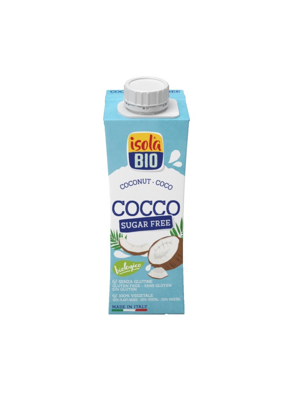 ECO Bautura Bio de cocos, To Go, fara gluten, fara zahar, Isola Bio 250ml