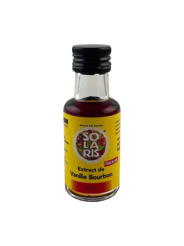 EXTRACT DE VANILIE BOURBON (fara alcool) 30ml SOLARIS