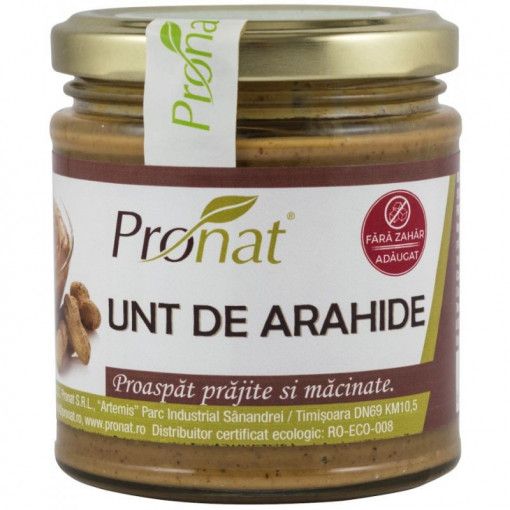 Unt de arahide 190g - Pronat