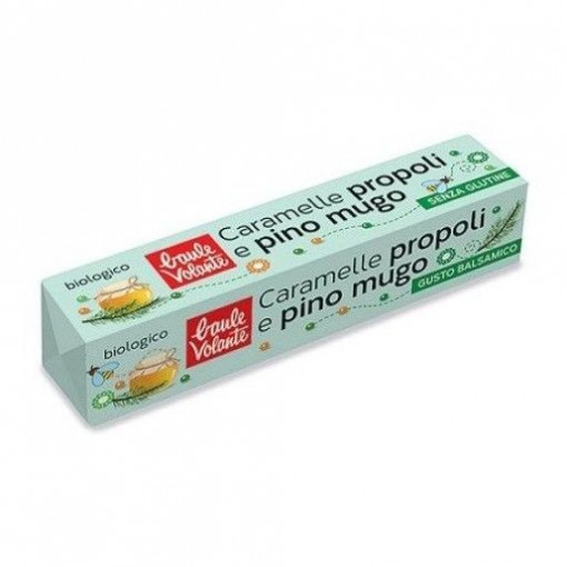 Bomboane bio cu propolis si pin, fara gluten, fara zahar 45g - Baule Volante