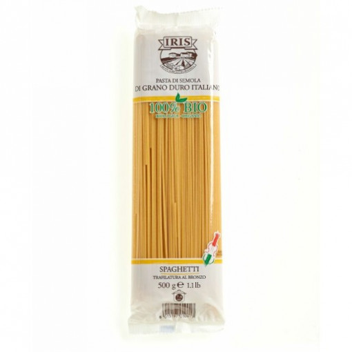 Paste bio Spaghete din grau dur 500g - Iris