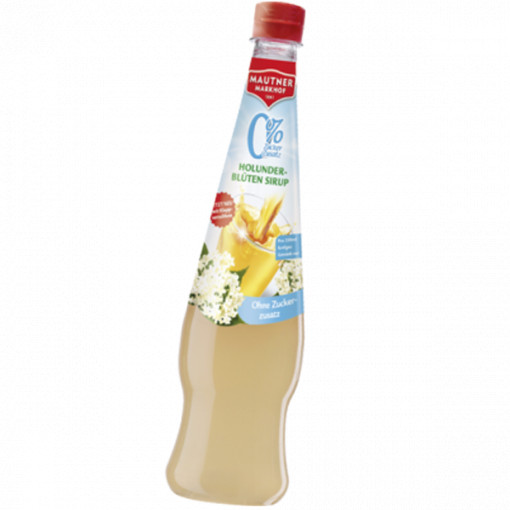 Sirop din flori de soc 0% zahăr 700ml - Mautner Markhof