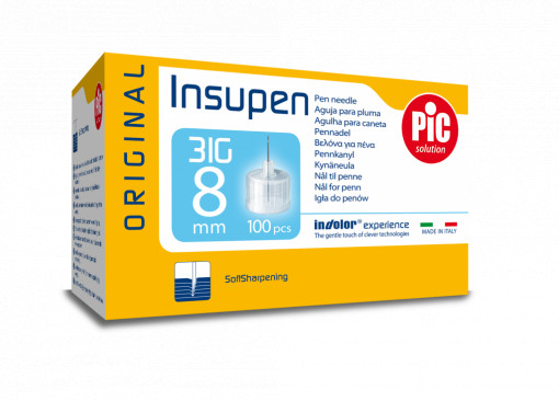 Ace sterile pentru pen-uri de insulina - INSUPEN 31G x 8 mm