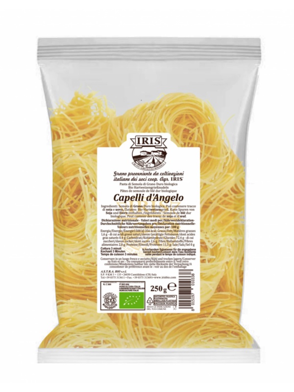 ECO Paste Capelli d'angelo cuib din grau dur Iris Bio 250g