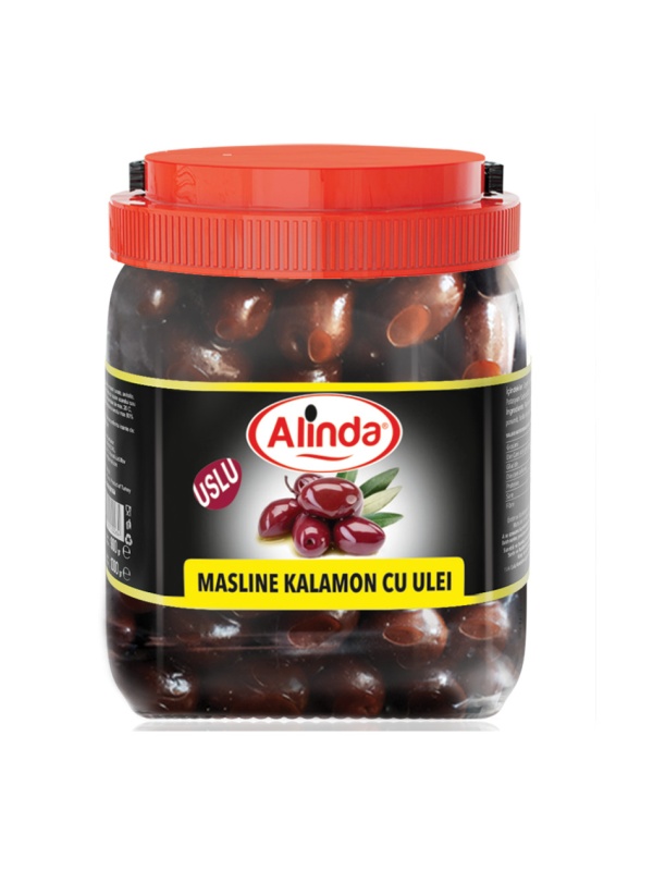Masline Kalamata in ulei 900g - Alinda