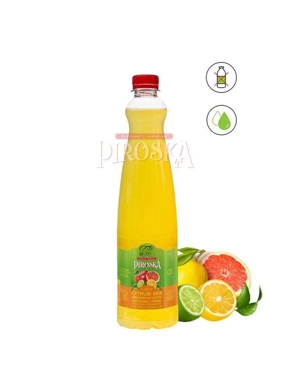 Sirop mix citrice (fara zahar) 0.7L - Piroska Fitt