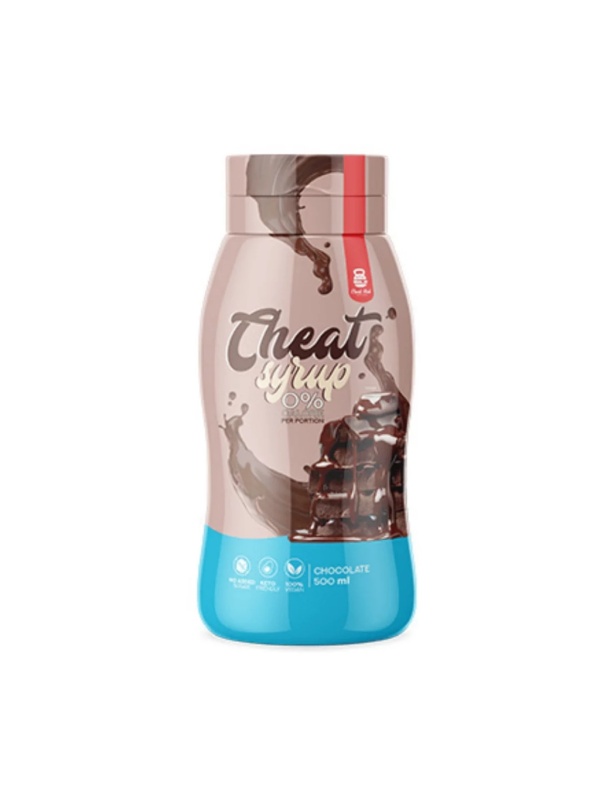 Sos pentru desert (topping) keto CIOCOLATA (fara zahar, vegan) 500ml - Cheat Meal