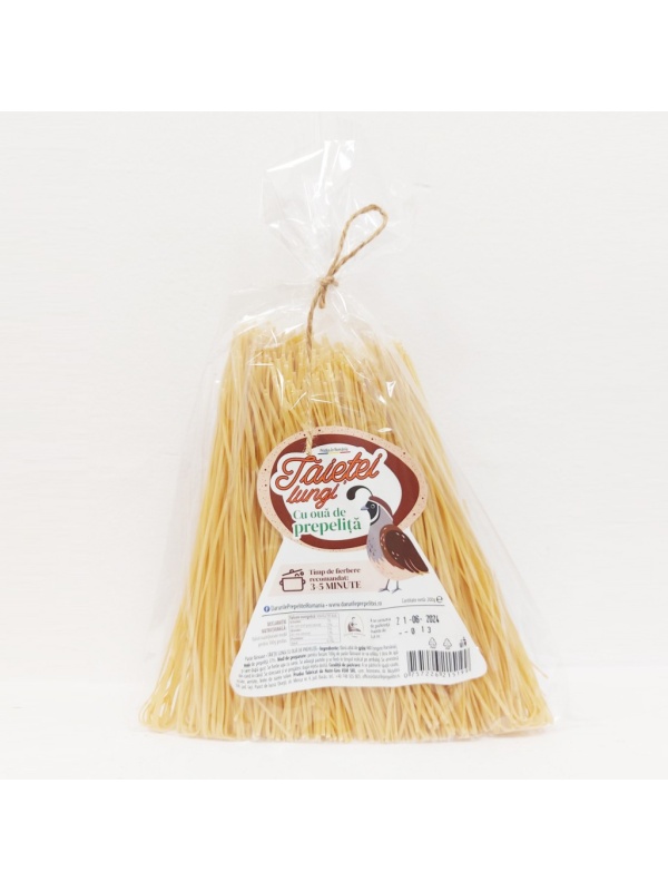 Tagliolini cu oua de prepelita 200g - Darurile Prepelitei