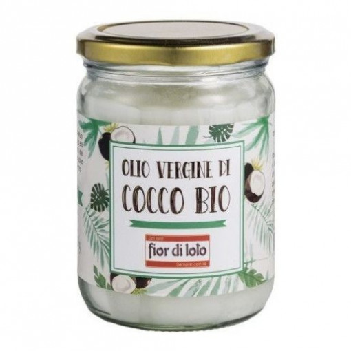 Ulei de cocos bio virgin 450ml - Fior di Loto