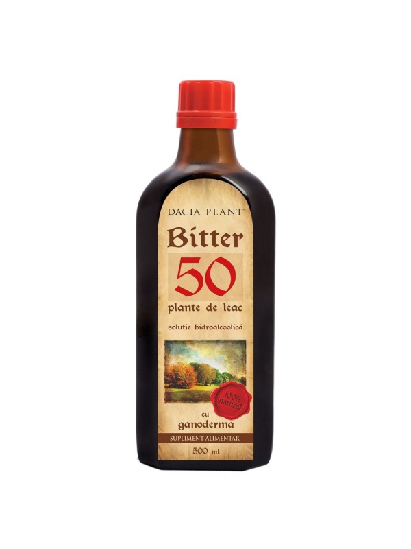 BITTER 50 Plante cu GANODERMA 500ml DACIA PLANT