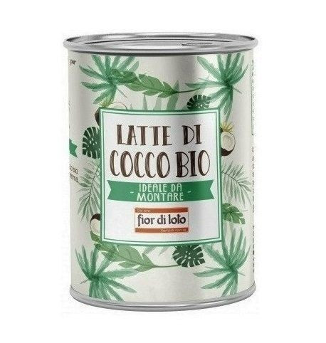 Crema de cocos bio pentru creme (95% continut de cocos), 400ml - Fior di Loto
