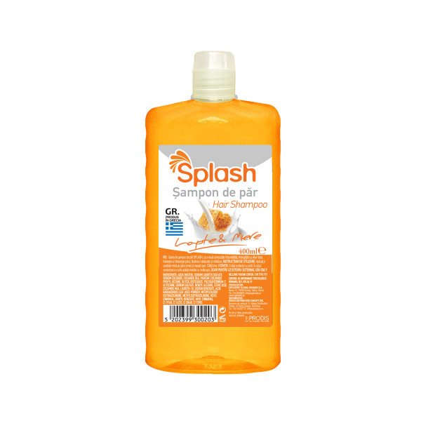 Sampon pentru par cu parfum miere & lapte 400ml - SPLASH