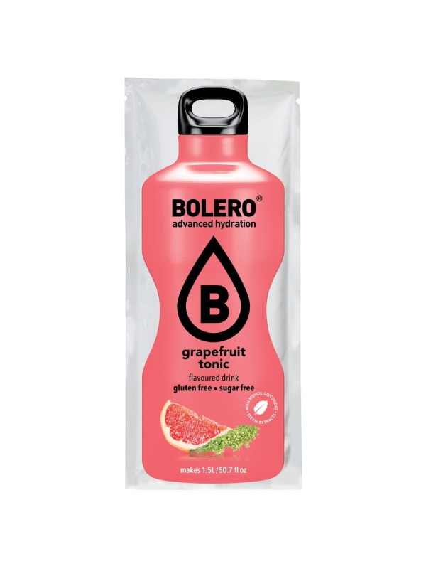 Bautura instant pudra cu Stevia GRAPEFRUIT TONIC (fara zahar, fara gluten, vegan) 9g - Bolero
