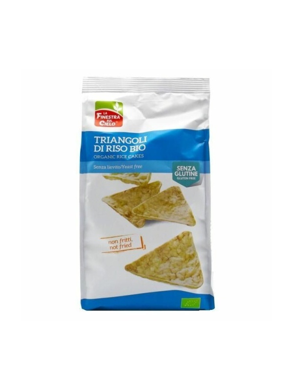 Snack triunghiular bio din orez (fara gluten, fara drojdie) 100g
