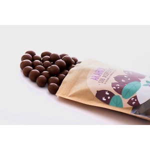 Arahide invelite in ciocolata cu lapte si Agave (fara zahar) 250g - Sweeteria - Img 2