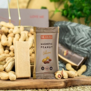  Baton proteic cu arahide KETO Magnetic Peanut (fara zahar, keto, lowcarb) 40g - BE KETO - Img 2