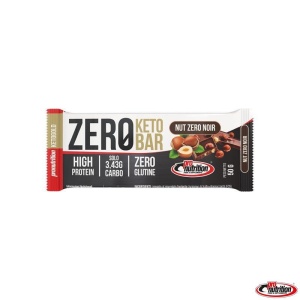 Baton proteic keto CIOCOLATA NEAGRA si ALUNE(fara zahar, fara gluten, lowcarb) 50g - Pro Nutrition