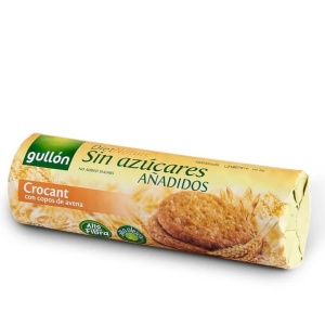 Biscuiti crocanti cu fulgi de ovaz (fara zahar, vegan) 280g - Gullon