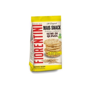 Chipsuri ECO din porumb cu Quinoa (fara zahar, fara gluten, vegan) 50g - Fiorentini