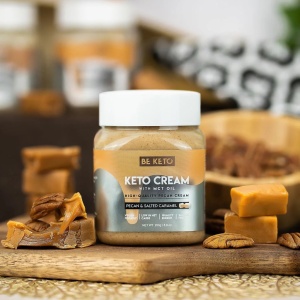 Crema tartinabila KETO nuci Pecan si Caramel Sarat + MCT (fara zahar) 250g - BE KETO - Img 3