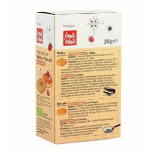 ECO Preparat pentru vafe si clatite, fara gluten, Baule Volante 200g - Img 3