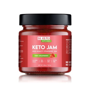 Gem keto cu capsune (fara zahar, cu Stevia) 200g - BE KETO